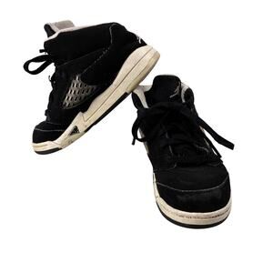 Nike Air Jordan Retro 5 Boys Toddler Shoes 9C Black White Oreo Sneakers Support